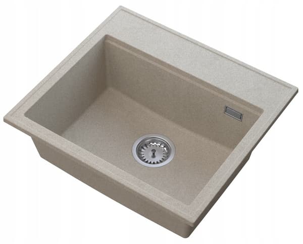 FOXAL beige VASK GRANIT SYFON KROM