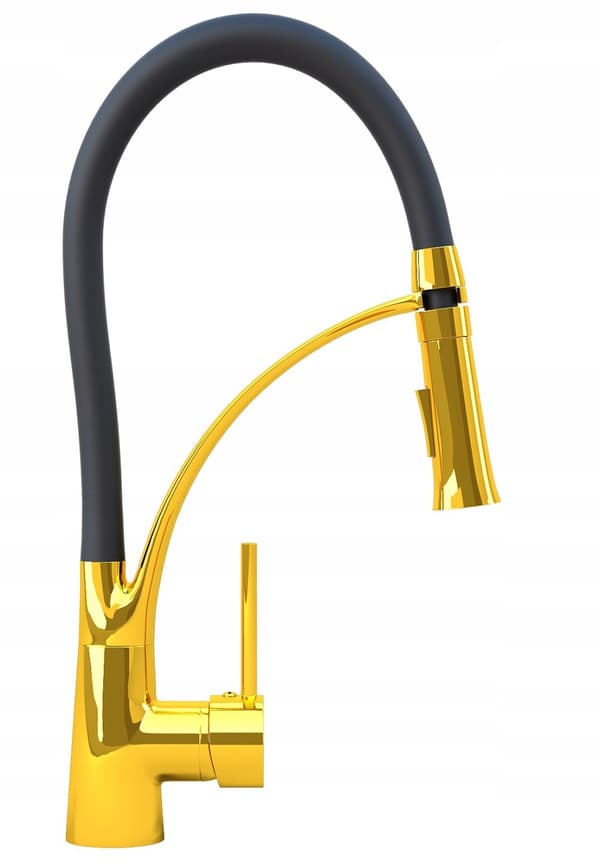 GRANITVASK FOXAL GOLDEN LINE + NEXO ARMATUR guld
