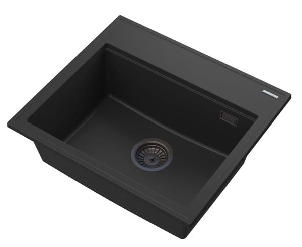 FOXAL SVART GRANITDISK + NEXO SVART KÖKSKRAN