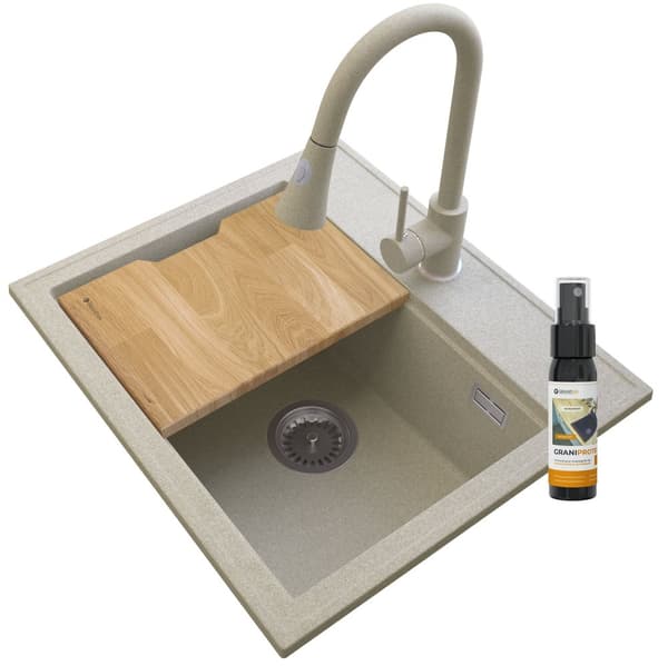 FOXAL beige VASK GRANIT +BATTERI SNAKE beige