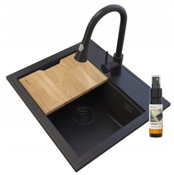 FOXAL SVARTA GRANITDISK +BATTERI SNAKE SVART