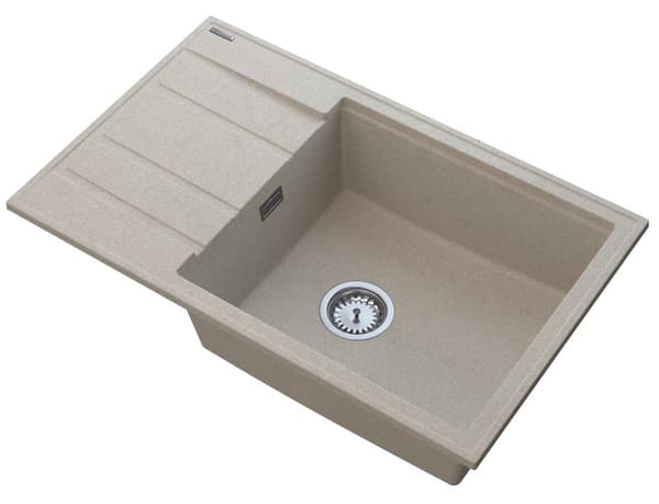 BLANDARE I BEIGE GRANIT LOUIS MED KROMAD SIFON OCH BATTERI SNAKE