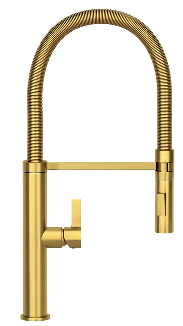 Vask GRANIT hvid BEST vandhane dispenser guld