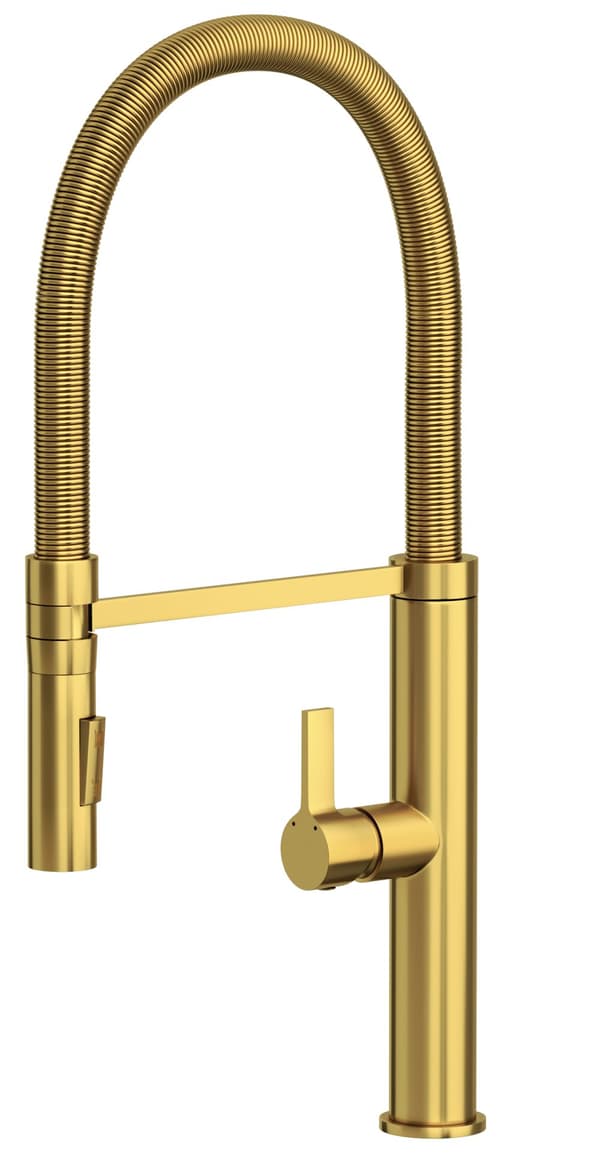 Vask GRANIT hvid BEST vandhane dispenser guld
