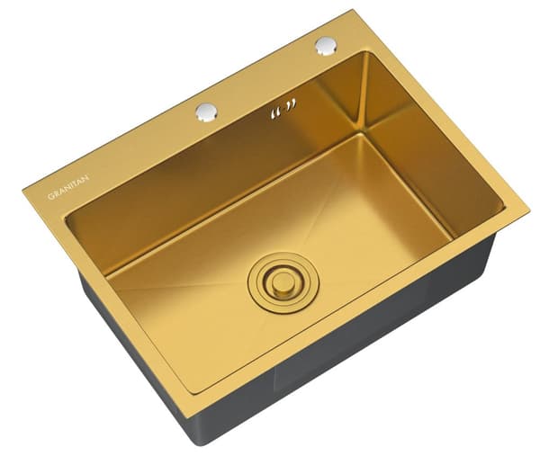 DISK I STÅL guld 1 KAMMER + KRAAN SNAKE guld