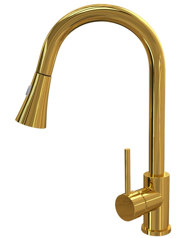 DISK I STÅL guld 1 KAMMER + KRAAN SNAKE guld