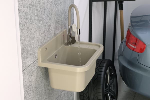 KØKKENVASK TEKNISK KAMMER BATTERI beige ELASTISK UDTÆKNING PARON