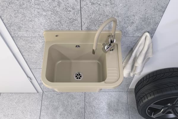 KØKKENVASK TEKNISK KAMMER BATTERI beige ELASTISK UDTÆKNING PARON