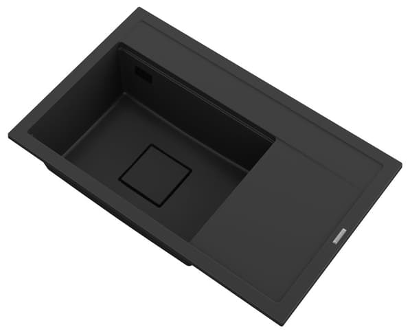 SVART GRANITDISK KÖKSKRAN KÖKSKRAN MODERN RENDO-SET
