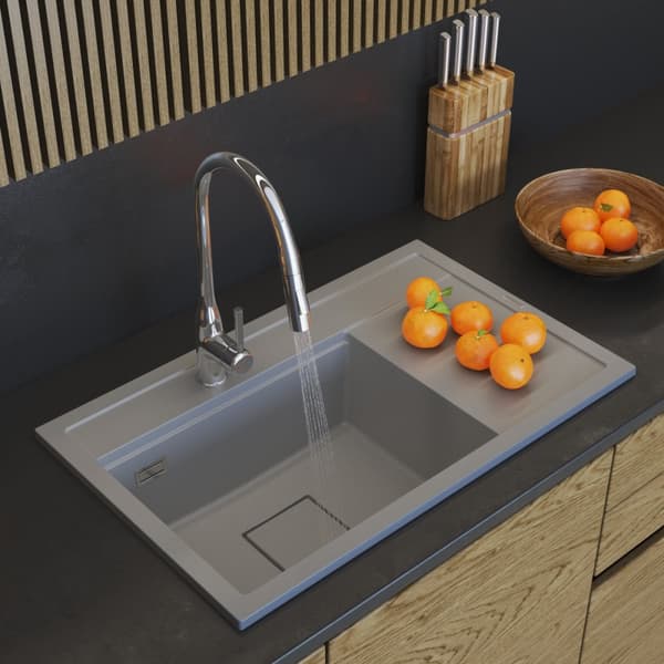 KÖKSMASKIN I GRANIT GRÅ KÖKSMASK MASKINSKYDD MODERN RENDO