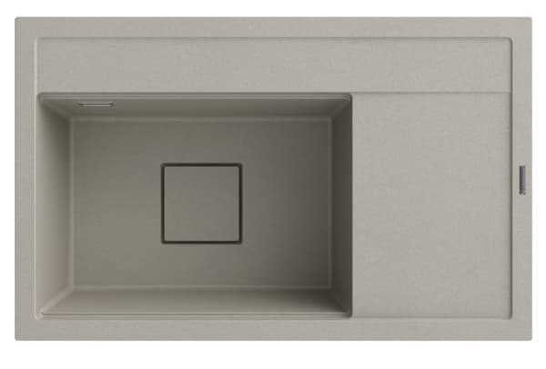 GRANITDISK beige KÖKSKRAN med blindplugg MODERNT RENDO-SET