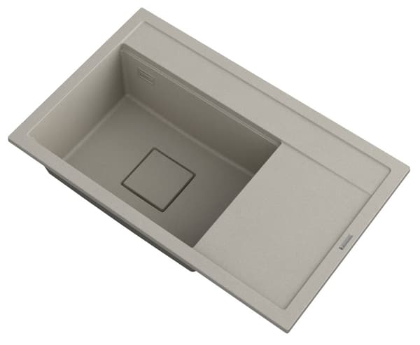 GRANITDISK beige KÖKSKRAN med blindplugg MODERNT RENDO-SET