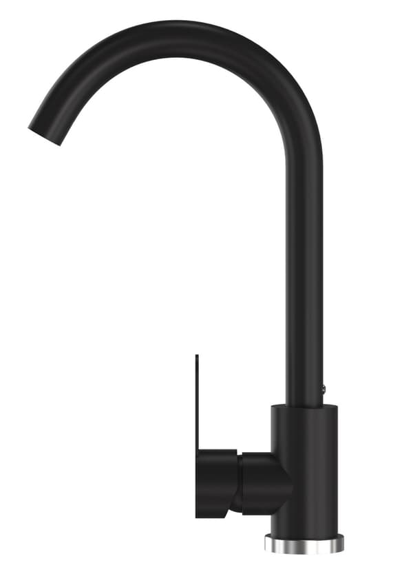 SVART GRANITDISK KÖKSKRAN KORG SIPHON KROM GRANITAN TEOR