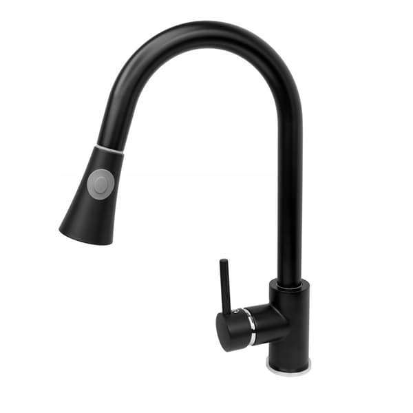 DISK Franke Sirius Sid 610 KRAAN SNAKE DISPENSER SINK ZWART MAND