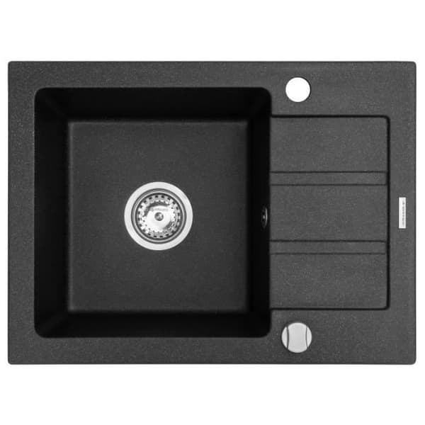 Diskbänk MAIDSINKS Promo 62x44 1B 1D svart