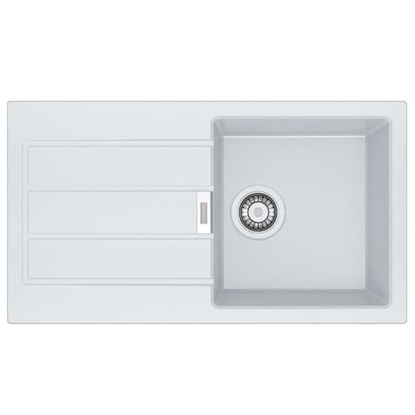 FRANKE SUD 611-78 diskho i Tectonite, Polarvitt - 114.0496.090