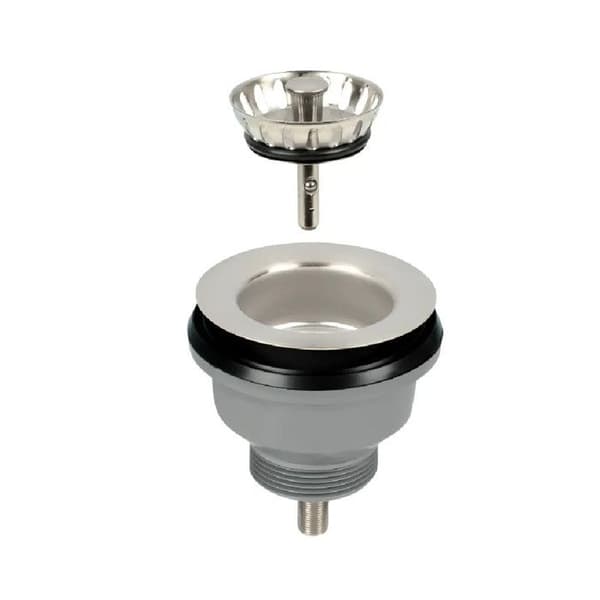Bonde till handfat med korg, grå diameter 86 för hål diameter 60 mm