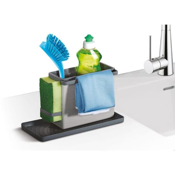Diskbänksarrangör - METALTEX - Tidy-Tex - Modulbricka - Grå - Plast