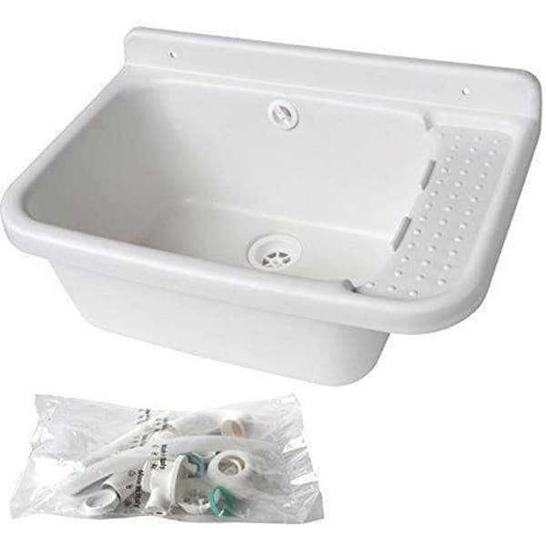 La Ventilazione La Ventilation -y Resin tvättställ, vit, 500 x 350 x 240 mm - LAVSG50