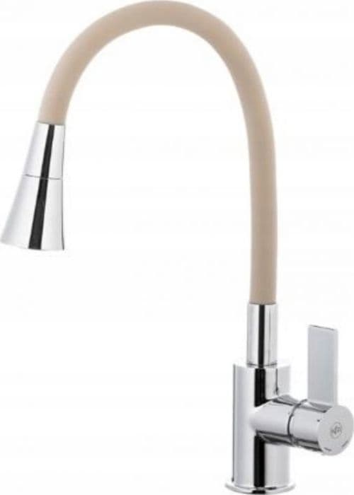Kökvatten Kfa 6553-925-51 / / RUMBA DUO / KÖKSVATTEN, STANDARDVATTEN MED FLEXIBELT UTTAG, KROM-BEIGE /