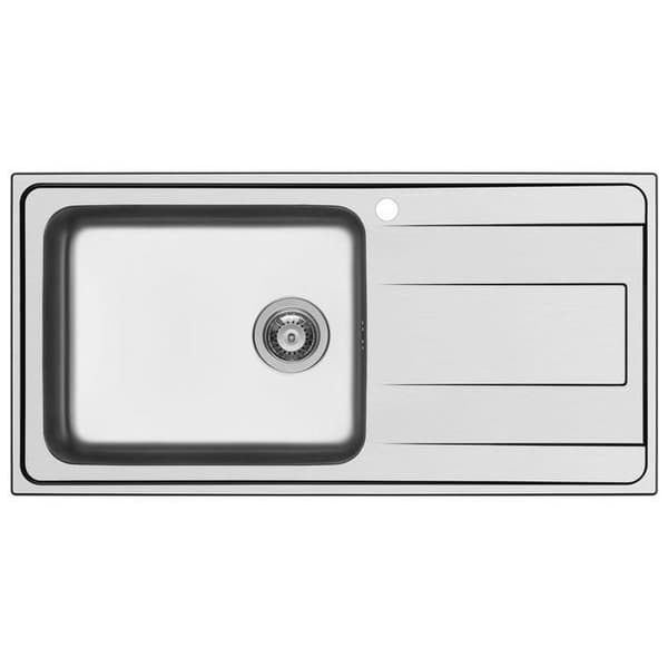 Schock Wave D100LSX Diskbänk Rostfritt stål 100 x 50 x 20 cm Rostfritt stål Schock Wave D100LSX Diskbänk Rostfritt stål 100 x 50 x 20 cm Rostfritt stål