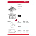 Miniatyrbilde 4 av 5: Dobbeltvask Teka STARBRIGHT 80 E-XP 2C