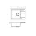 Miniatyrbillede 2 af 5: Vask med et rum Maidsinks 070 242 101FB