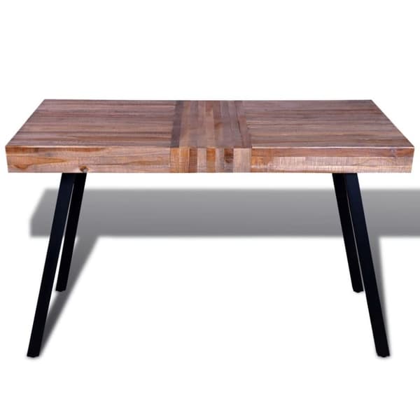 vidaXL Bord gjenvunnet tre teak