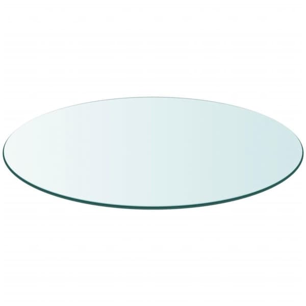 vidaXL Bordsskiva härdat glas rund 300 mm