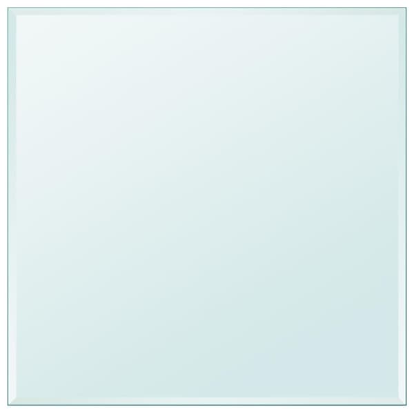 vidaXL Bordsskiva härdat glas 800x800 mm kvadratisk
