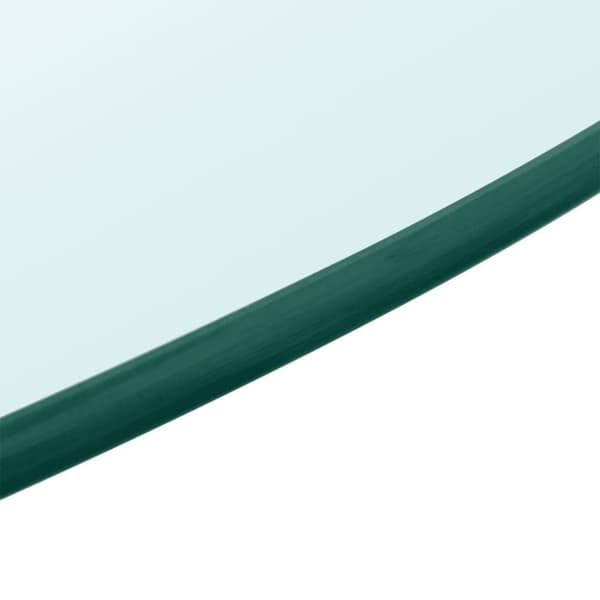 vidaXL Bordsskiva härdat glas rund 700 mm