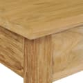 Miniatyrbild 6 av 8: vidaXL Konsolbord i massiv teak 90x30x80 cm