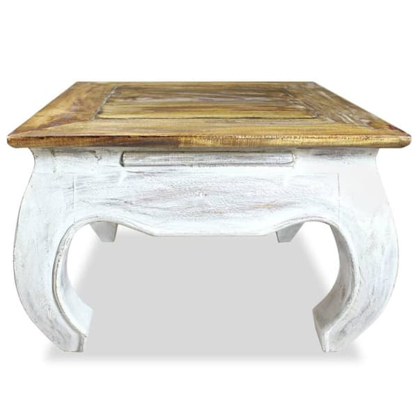 vidaXL sidebord 50x50x35 cm massivt mahognitræ