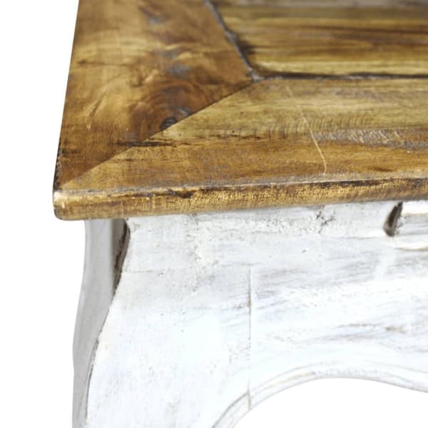 vidaXL Sidebord heltre mahogni 50x50x35 cm
