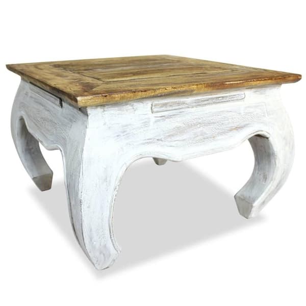 vidaXL Sidebord heltre mahogni 50x50x35 cm