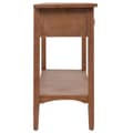 Miniatyrbillede 3 af 10: vidaXL konsolbord i massivt grantræ 126 x 40 x 77,5 cm brun