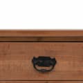 Miniatyrbillede 7 af 10: vidaXL konsolbord i massivt grantræ 126 x 40 x 77,5 cm brun