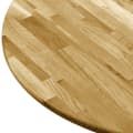 Pikkukuva 4 / 5: vidaXL Pöytälevy kiinteä tammipuu pyöreä 23 mm 700 mm
