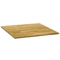 Pikkukuva 3 / 5: vidaXL Pöytälevy kiinteä tammipuu neliö 23 mm 80x80 cm