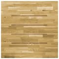 Pikkukuva 2 / 5: vidaXL Pöytälevy kiinteä tammipuu neliö 23 mm 80x80 cm