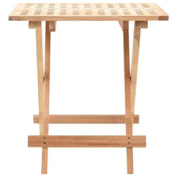 vidaXL Kokoontaitettava Sivupöytä Täysi Pähkinäpuu 50x50x49 cm