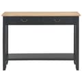 Miniatyrbilde 3 av 8: vidaXL Konsollbord svart 110x35x80 cm tre