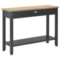 Miniatyrbilde 4 av 8: vidaXL Konsollbord svart 110x35x80 cm tre