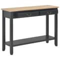 Miniatyrbilde 2 av 8: vidaXL Konsollbord svart 110x35x80 cm tre