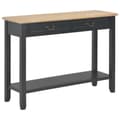 Miniatyrbilde 1 av 8: vidaXL Konsollbord svart 110x35x80 cm tre