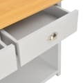 Miniatyrbild 7 av 8: vidaXL Konsolbord grå 97x35x76 cm