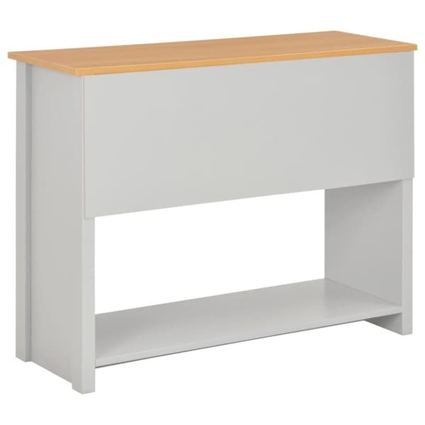 vidaXL konsolbord 97x35x76 cm grå