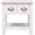 Miniatyrbilde 3 av 8: vidaXL Sidebord hvit 40x40x40 cm keisertre