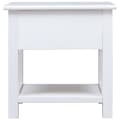 Miniatyrbilde 4 av 8: vidaXL Sidebord hvit 40x40x40 cm keisertre