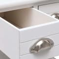 Miniatyrbilde 7 av 8: vidaXL Sidebord hvit 40x40x40 cm keisertre